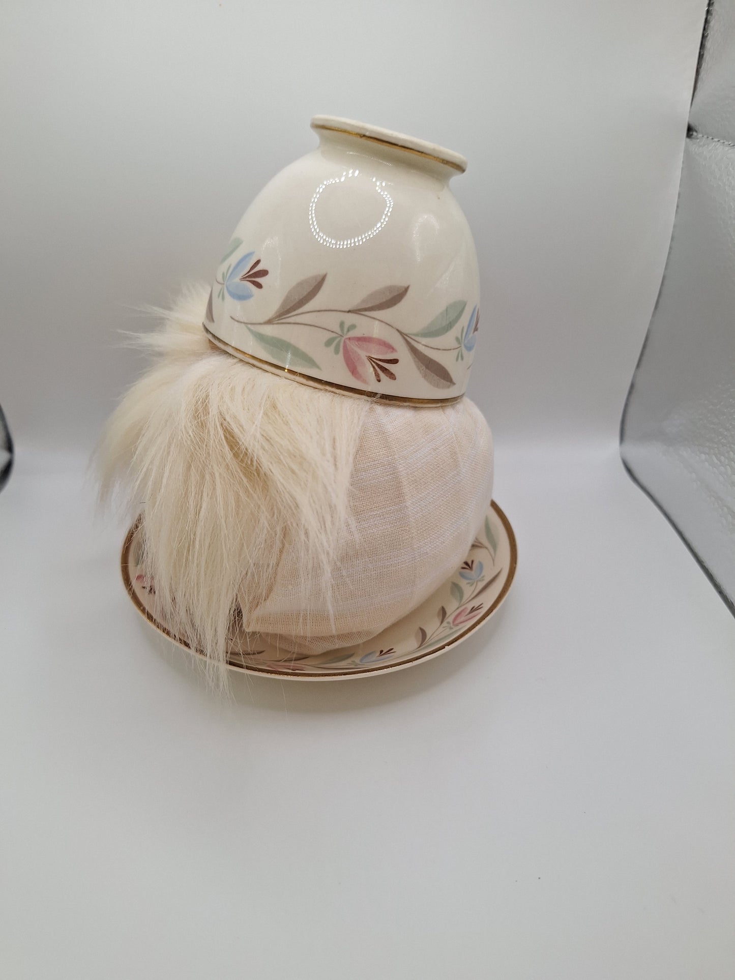 Teacup Gnome with a Blonde Beard