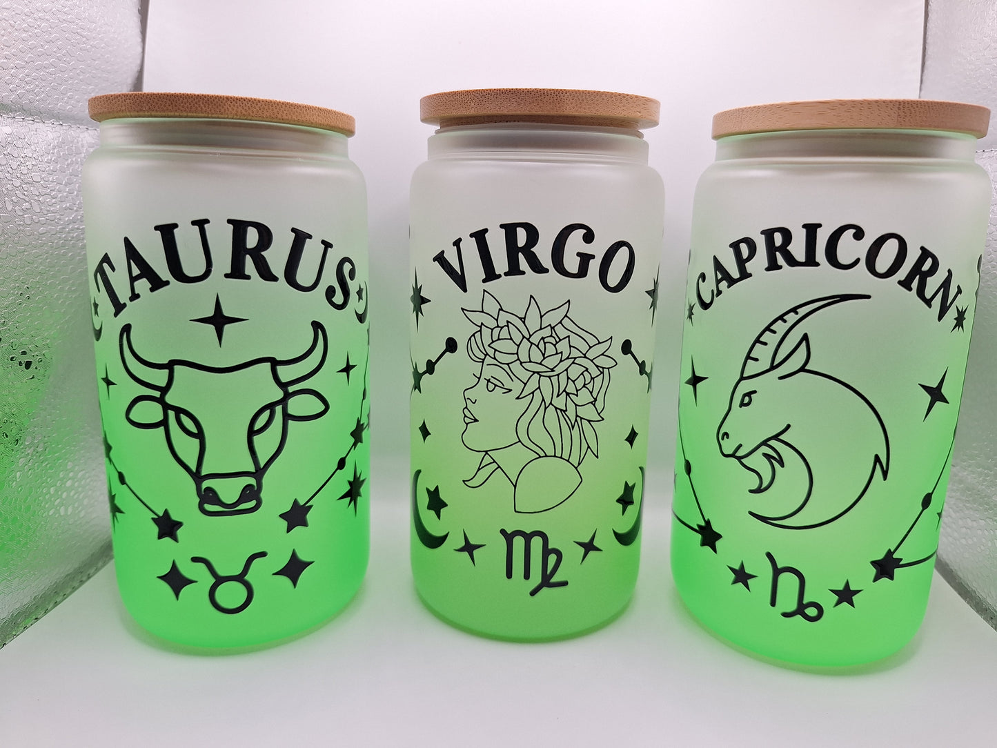 16oz Zodiac Cups - The Earth Signs: Capricorn, Taurus and Virgo