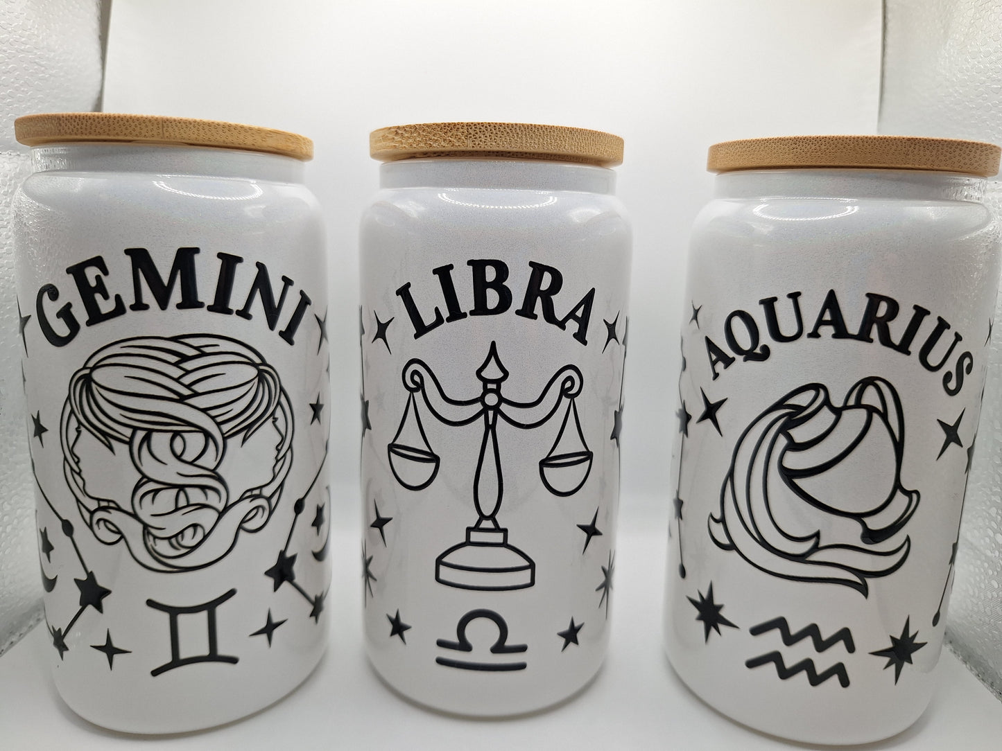 16oz Zodiac Cups - The Air Signs: Aquarius, Gemini and Libra