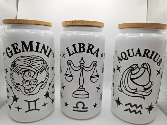 16oz Zodiac Cups - The Air Signs: Aquarius, Gemini and Libra