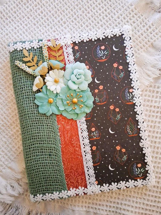 Handcrafted Floral Journal