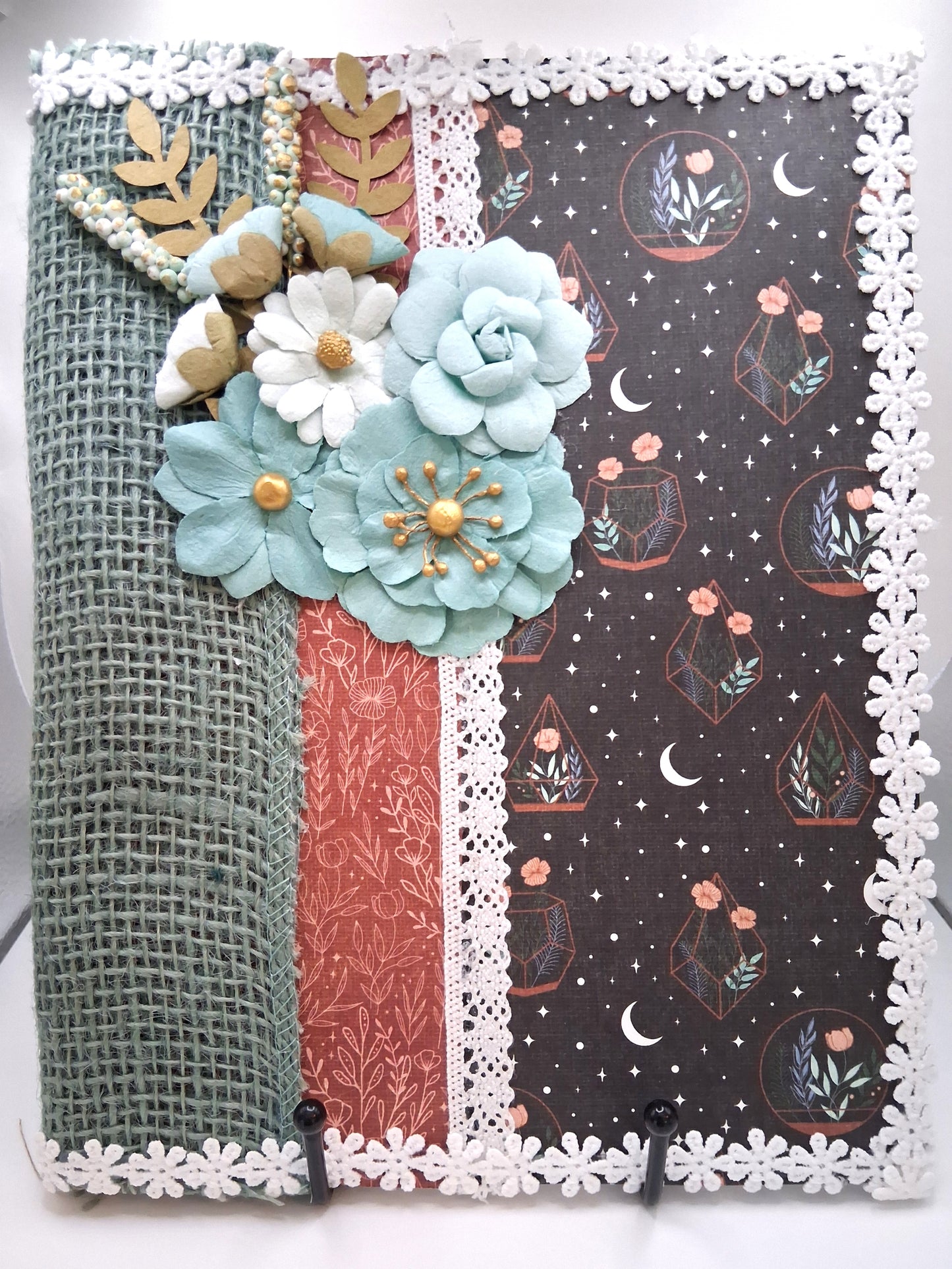 Handcrafted Floral Journal