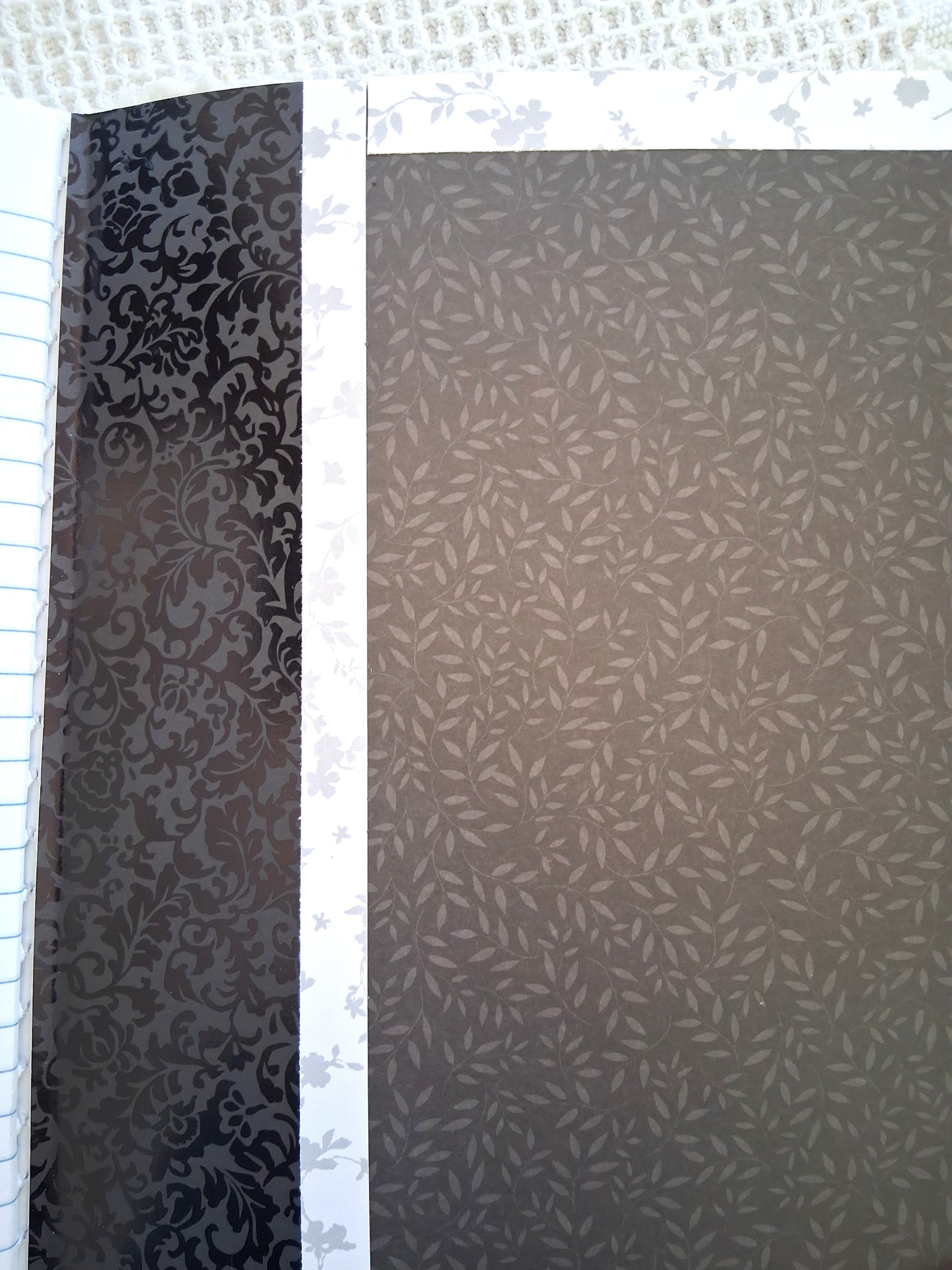 Vintage Inspired Lace Romance Journal - Elegant Handcrafted Notebook