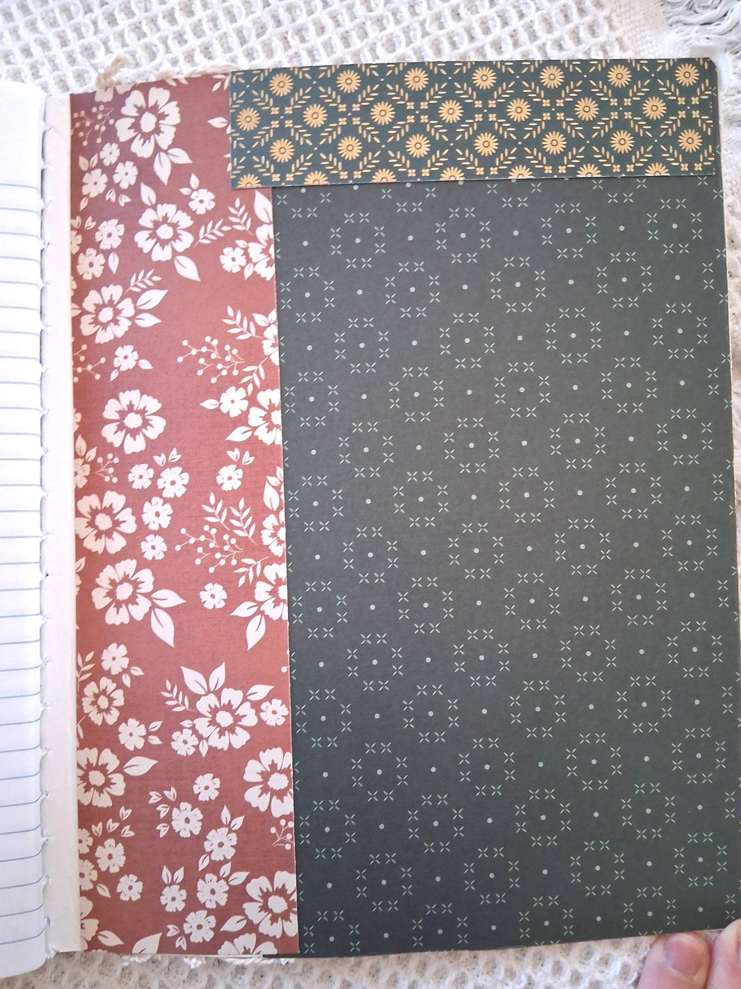 Bohemian Meadow Journal - Handcrafted Fringe Notebook
