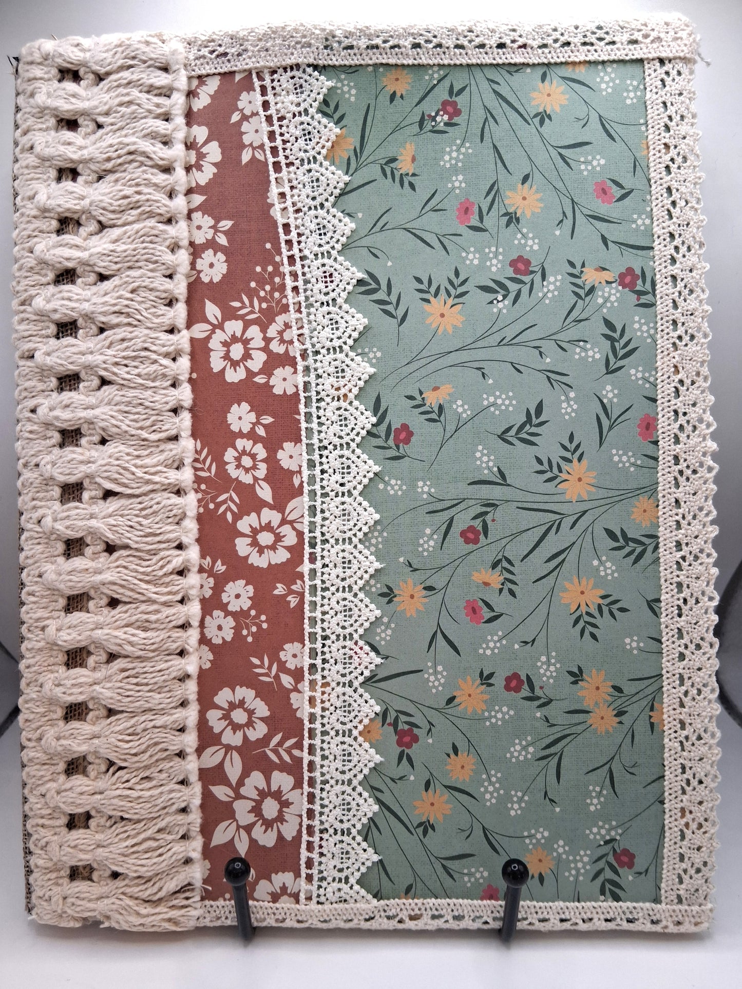 Bohemian Meadow Journal - Handcrafted Fringe Notebook