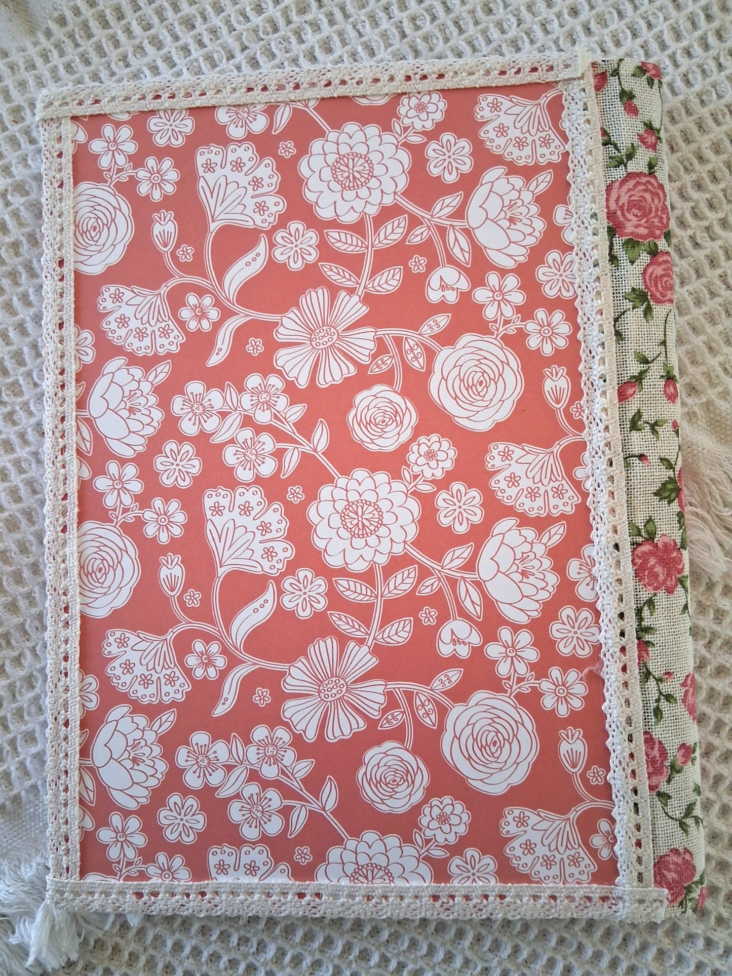 Cottage Garden Journal - Handcrafted Floral Notebook