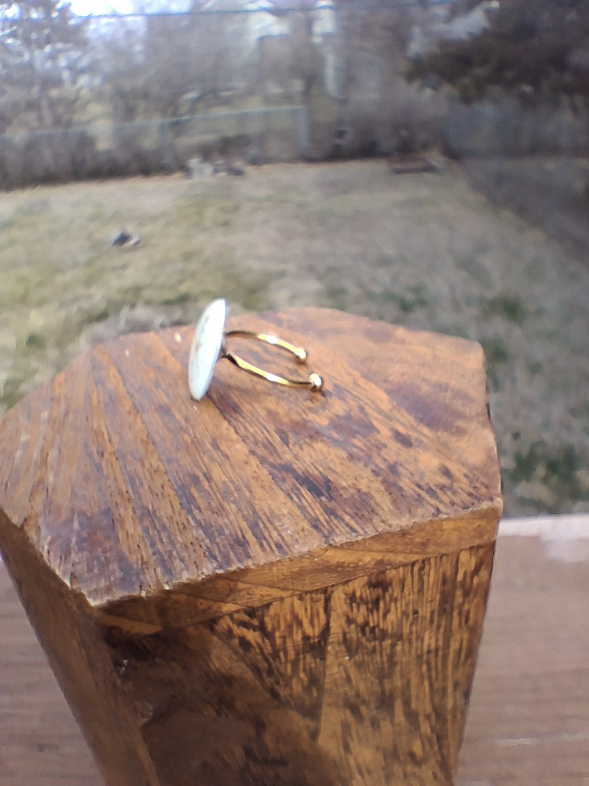 Upcycled Watch Face Ring